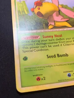 CHERRIM - 28/95 - UNLEASHED - POKEMON CARD - LP - Image 2