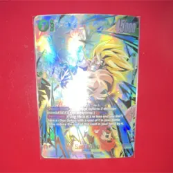 Dragon Ball Super Card Game Son Goku BT11-107 SCR Holo 45000 Power - Image 1