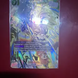 Dragon Ball Super Card Game Son Goku BT11-107 SCR Holo 45000 Power - Image 3