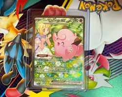 💎Pokemon TCG Journey Together Lillie's Clefairy EX Card 184/159 Sir💎 - Image 1