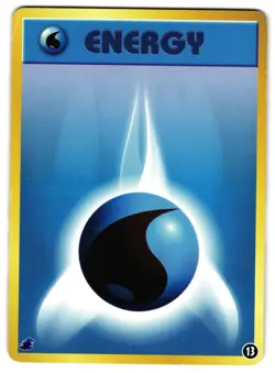 WATER ENERGY - MP - INTRO PACK NEO (TOTODILE) 2001 JAPANESE POKEMON CARD - Image 1