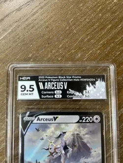 Arceus V SWSH204 Black Star Promo HGA 9.5 GEM MINT Pokemon Card Graded - Image 4