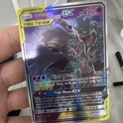 Pokemon Trevenant & Dusknoir GX TAG TEAM Promo Holo SM SM217 270 HP Card - Image 1
