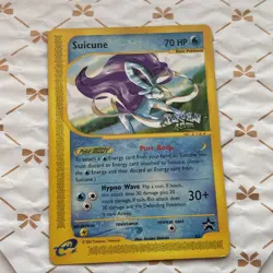 Suicune 4Ever Black Star Promo 53 WOTC English eReader Card 2002 LP+ - Image 2
