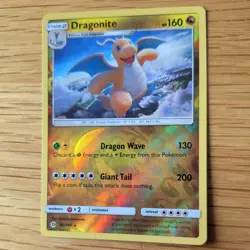 DRAGONITE 96/149 POKEMON CARD (SUN AND MOON SET) REVERSE HOLO - Image 4