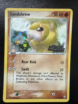 Sandshrew 74/109 EX Team Rocket Returns Stamped Reverse Holo Pokemon TCG Card LP - Image 1
