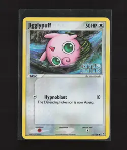 2006 Pokemon Jigglypuff 53/100 EX Crystal Guardians Reverse Holo Rare Card - Image 1