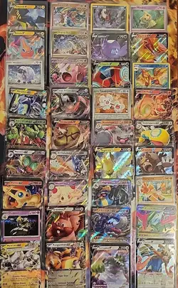 (36) Pokemon Collection Card Lot EX V Holo Mewtwo - Image 1