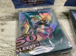 Lot Of 2 Bags Yu-Gi-Oh DARK MAGICIAN GIRL THE DRAGON KNIGHT Card Sleeves 100PCS - Image 2