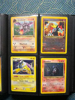 Binder with 60 Vintage Pokemon Cards - First Editions, WotC, EX Holos! - Image 3
