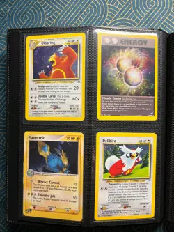 Binder with 60 Vintage Pokemon Cards - First Editions, WotC, EX Holos! - Image 4