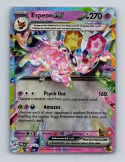 4 Card 2025 Pokemon Prismatic Evolutions ex Ultra Rare Card Lot NM+ - Image 1