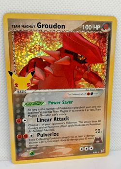 Groudon Celebrations 25th Anniversary 9/95 Mint TCG PSA 8+ Pokemon Card - Image 1