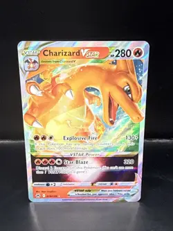 Pokemon Cards Charizard VSTAR 019/159 Crown Zenith Holo Rare VSTAR C - Image 1
