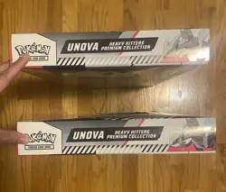 Pokemon TCG UNOVA Heavy Hitters Premium Collection Costco 2 Boxes Cards - Image 5
