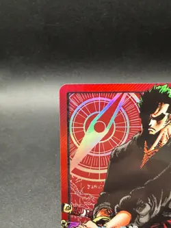 Roronoa Zoro ONE PIECE Japanese OP01-001 Gold Text Leader Card - Image 2