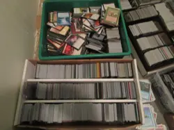 1000 Near Mint MTG Magic the Gathering Card Lot with Unsearched VIntage and Holo - Image 1