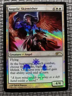 Magic the Gathering Angelic Skirmisher Foil Card Gatecrash Promos - Image 1