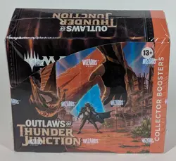 MTG Outlaws of Thunder Junction - Collector Booster Box | Sealed | OTJ | Magic - Image 1