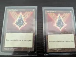 MTG Jet Medallion x 2 - Tempest - heavily damaged, READ DESCRIP! - Image 1