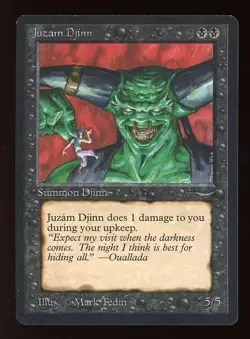 1994 Arabian Nights Juzam Djinn ~ Vintage MTG/Magic ~ LP++ Condition - Image 1