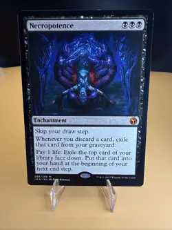✨✨MTG NECROPOTENCE # 98⚫Game Changer⚫✨COMMANDER STAPLE💀GAME CHANGER💀PAY LIFE💀 - Image 1