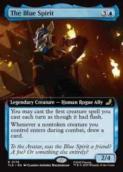 The Blue Spirit - Foil Extended Art TLE NM MTG - Image 1