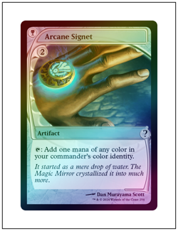 1x Arcane Signet, Future Sight Frame Foil, Mystery Booster 2 Magic MTG NM - Image 1