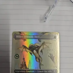 Momo, Friendly Flier (Borderless) MTG Avatar: The Last Airbender Foil - Image 5