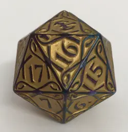 MTG Kaldheim Oversized Spindown • Gold D20 Dice • Magic The Gathering Bundle Die - Image 4