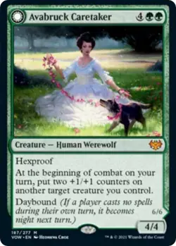 MtG Avabruck Caretaker 187/277 Innistrad: Crimson Vow Regular Mythic - Image 1