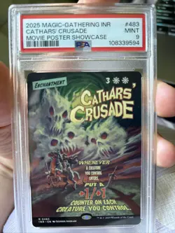 MTG Cathars' Crusade (Showcase) - Innistrad Remastered - PSA Mint 9 - Image 1
