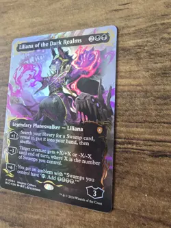 Liliana Of The Dark Realms X1 Mtg Bloomburrow Nm Borderless Raised Foil Gorgeous - Image 2