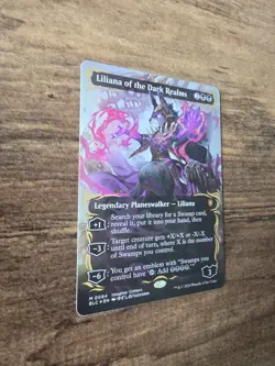 Liliana Of The Dark Realms X1 Mtg Bloomburrow Nm Borderless Raised Foil Gorgeous - Image 3