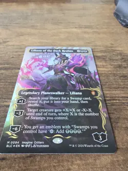 Liliana Of The Dark Realms X1 Mtg Bloomburrow Nm Borderless Raised Foil Gorgeous - Image 5