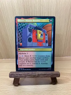 Blaster Combat DJ // Blaster Morale Booster - NM - BOT 008 - MTG Transformers - Image 2