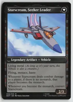 Starscream, Power Hungry Universes Beyond: Transformers (5) Normal - MTG - Image 2