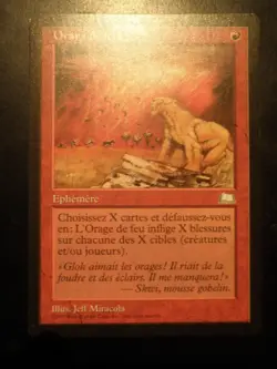 mtg magic firestorm weatherlight FRENCH vf fr orage de feu aquilon - Image 1