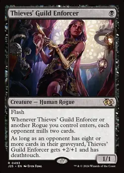 NM Thieves' Guild Enforcer, MTG, Foundations Jumpstart, Magic the Gathering, 493 - Image 1