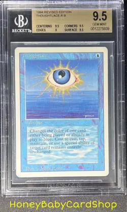 MTG 3rd Edition Revised 1994 Thoughtlace BGS 9.5 GEM MINT Old School 93/94 - Image 1