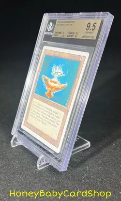 MTG 3rd Edition Revised 1994 Aladdin's Lamp BGS 9.5 GEM MINT Old School - Image 3