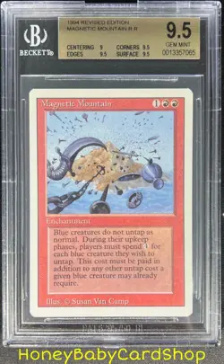 MTG 3rd Edition Revised 1994 Magnetic Mountain BGS 9.5 GEM MINT Old School 93/94 - Image 1