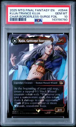 2025 MTG FINAL FANTASY KUJA GENOME SORCERER/TRANCE KUJA FATE DEFIED PSA 10 - Image 1