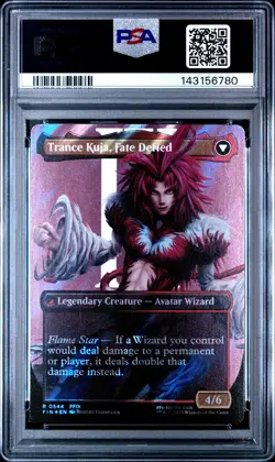 2025 MTG FINAL FANTASY KUJA GENOME SORCERER/TRANCE KUJA FATE DEFIED PSA 10 - Image 2
