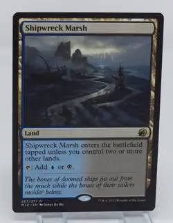 Magic the Gathering Innistrad Midnight Hunt #267 Shipwreck Marsh - Image 3
