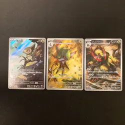 Axew 150/086 Fraxure 151/086 Haxorus 152/086 AR Set Black Bolt Pokemon NM #22423 - Image 1