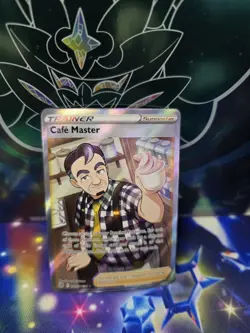 Pokemon TCG SWSH Brilliant Stars Cafe Master TG25/TG30 Trainer Gallery Fresh NM! - Image 1