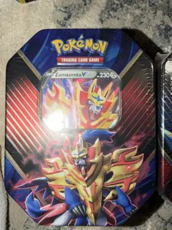 Pokemon TCG Zamazenta V Tin – Sealed – Sword & Shield – Factory New - Image 1