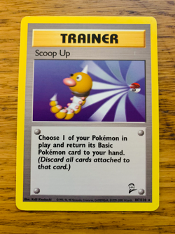 Scoop Up (107/130) Rare Base Set 2 Pokemon Card! FAST & FREE P&P! - Image 1