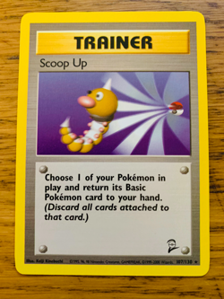 Scoop Up (107/130) Rare Base Set 2 Pokemon Card! FAST & FREE P&P! - Image 2